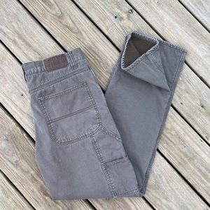 Fleece Lined Work Wear Carpenter Pants